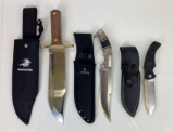 Fixed Blade Knives with Sheaths (3)