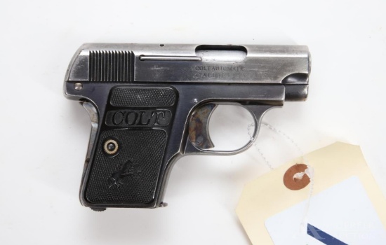 Colt 1908 Hammerless Pocket Pistol Semi Automatic Pistol