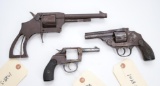 3 Revolvers For Parts or Repair