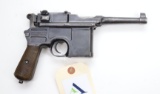 Mauser C96 Bolo Semi Automatic Pistol