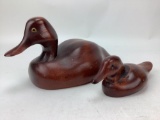 Wood Carved Duck Decoys (2)