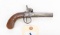 English Center Hammer Screw Barrel Pistol