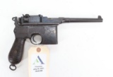 Mauser C96 Broomhandle Semi Automatic Pistol
