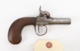 Screw Barrel Percussion Pistol