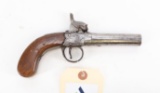 English Center Hammer Screw Barrel Pistol