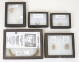 Framed Civil War Artifacts