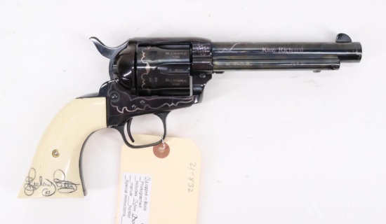 United States Historical Society SAA Single Action Revolver Richard Petty Cased Commemorative Set