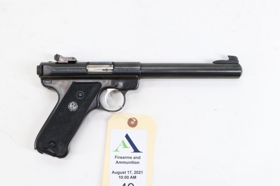 Ruger MKII Target Semi Automatic Pistol