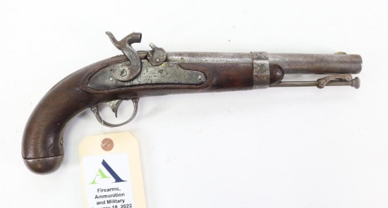 A. Waters Model 1836 Percussion Conversion Pistol