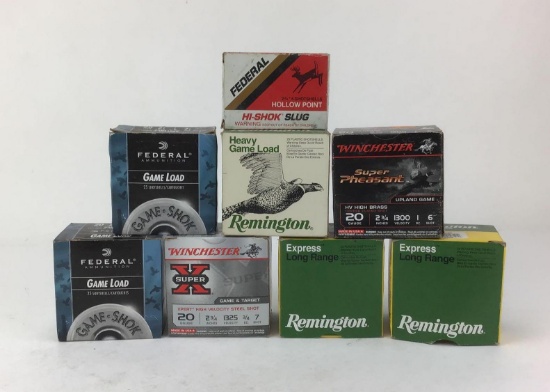 20 Gauge Shotshell Ammo Assorted