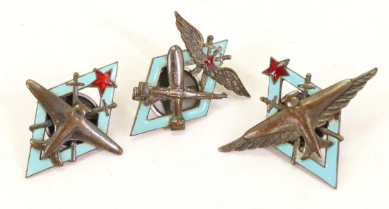 Soviet Russia Air Force School Graduation Badges