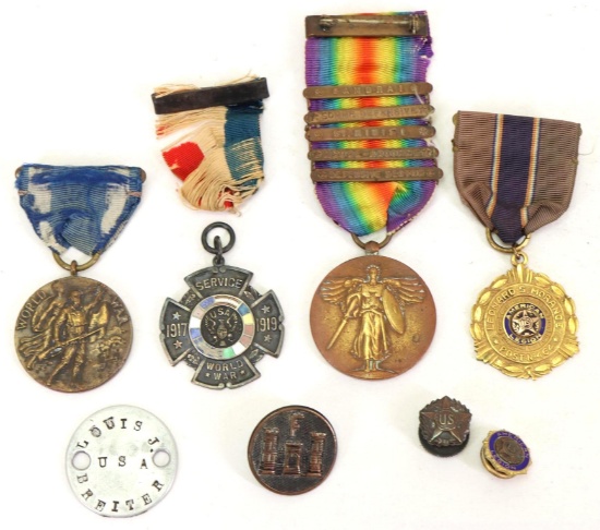 Identified United States World War I Medals-11th Engineers