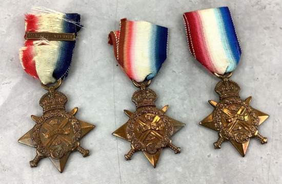 British 1914 Star World War One Medals