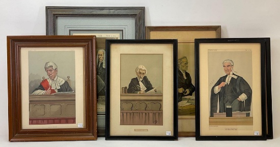 Vanity Fair Caricature Prints-Legal Profession