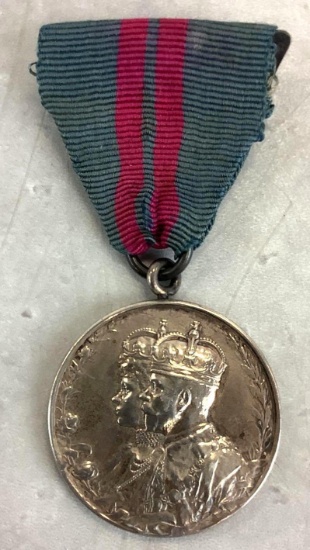 British George V Coronation Medal-Argyll and Sutherland Highlanders