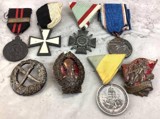 European Countries-World War II Associated Medals/Badges