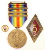 United States World War I Medals-5th Division