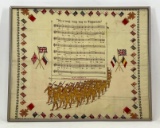 British World War I Patriotic Handkerchief