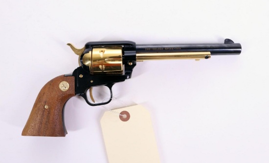 Cased Colt Frontier Scout Golden Spike Commemorative Single Action Revolver
