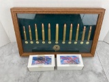Collectible NRA Bullet Display and 38/.357 Mag Ammo