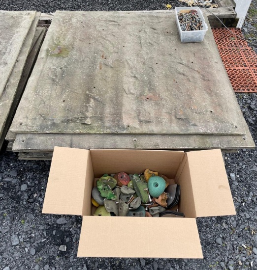 Rock Climbing Wall Panels and Holds