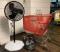 Floor Fan and Shopping Cart