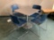 Metal Pedestal Tables and Chairs