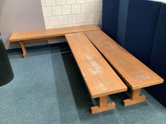 Wooden Locker Room Benches