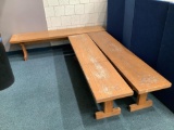 Wooden Locker Room Benches