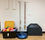 Storage Tub, Fitness Balls and More