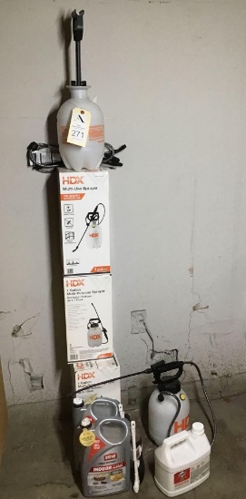 Sprayers and Insecticide
