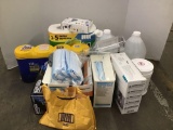 Cleaning Supplies and Masks