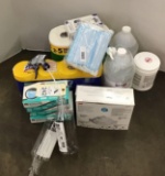 Cleaning Supplies and Masks