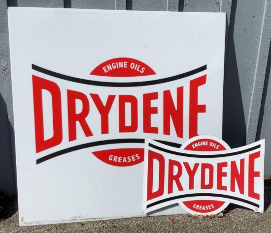 Drydene Engine Oil Signs