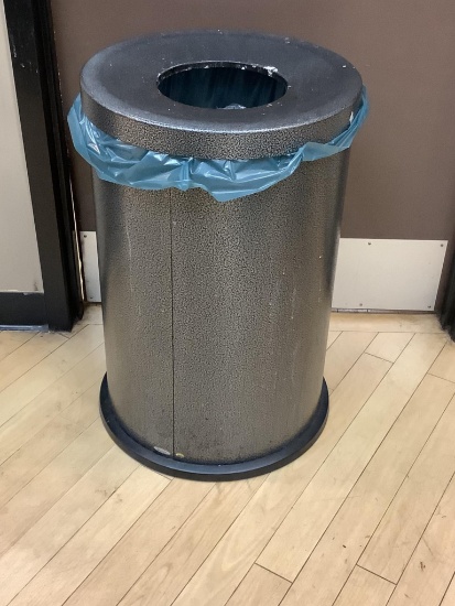 Metal Trash Can