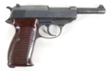 Walther (AC 45 Code) P38 Semi Automatic Pistol With Capture Paper