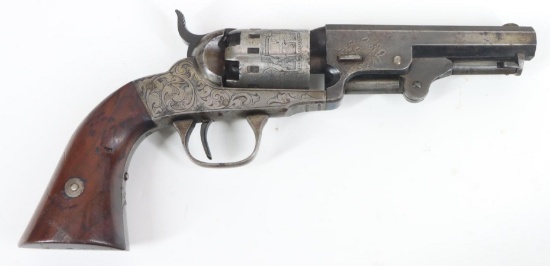 Manhattan Fire Arms MFG Co. Pocket Revolver Second Series Percussion Revolver