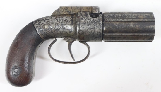 W.W Marston & Knox Bar Hammer Percussion Pepperbox