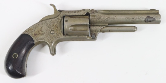 Early Engraved Smith & Wesson No 1 1/2 New Model Second Issue