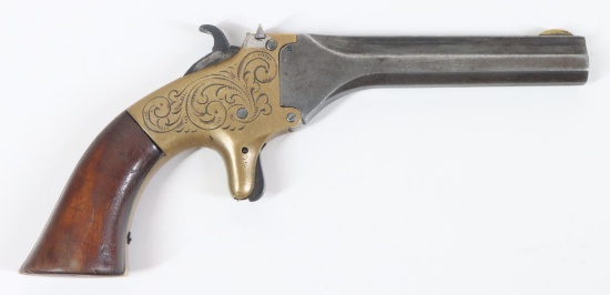 Antique T J Stafford Tip Up Pocket Pistol