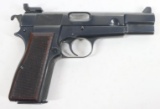 FN High Power Browning's Pat Semi Automatic Pistol