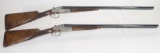 Matched Pair of Cased Arrieta Side By Side Shotguns With Third Barrel Set