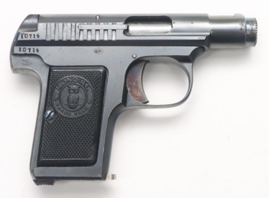 Spanish Mondial Automatic Semi Automatic Pistol