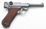DWM P08 Luger Semi Automatic Pistol