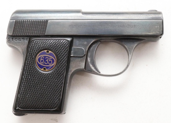 Walther Model 9 Semi Automatic Pistol