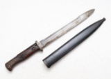 German Erfurt Sawback Mauser Bayonet