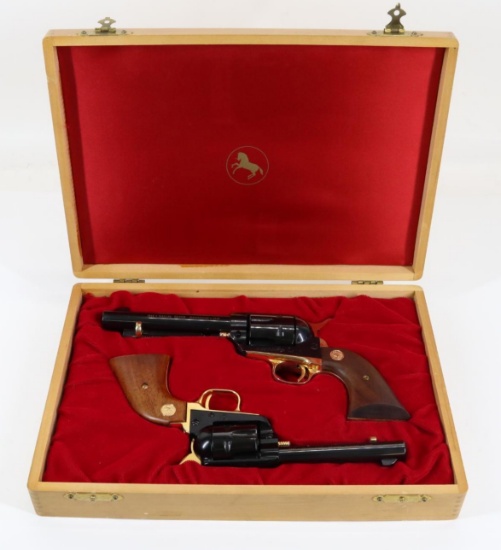 Rare Cased Colt 2 Revolver Carolina Charter Tercentenary Single Action Revolver Set