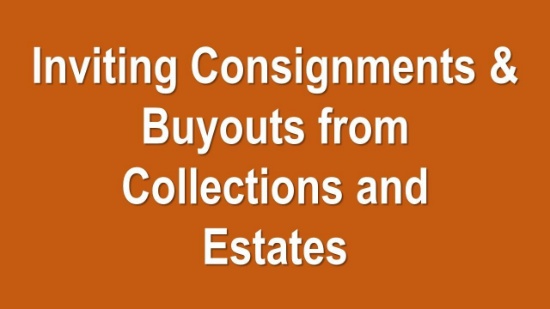 INVITING CONSIGNMENTS