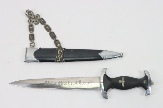 Hard To Find German Chained SS Dagger