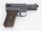 Mauser M1910 Semi Automatic Pistol